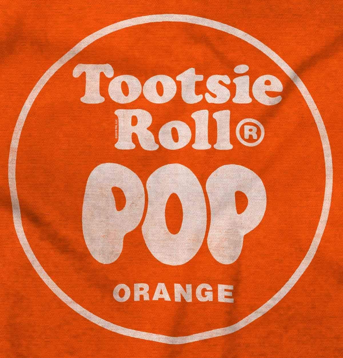 imageBrisco Brands Tootsie Roll Pop Orange Flavor Sweatshirt for Men or WomenOrange