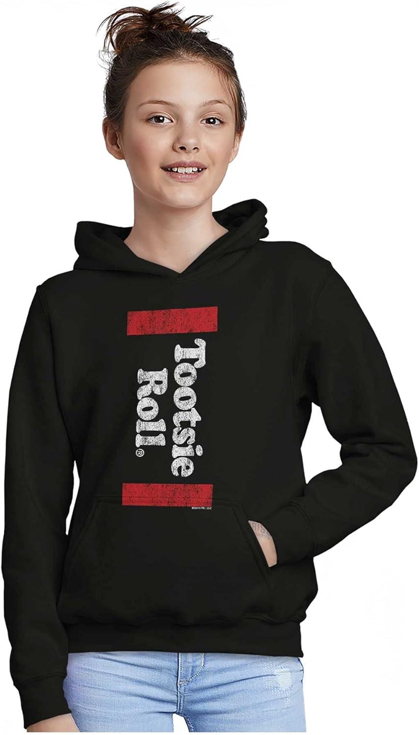imageBrisco Brands Vintage Candy Logo Retro Tootsie Roll Youth Hoodie Boy Girl