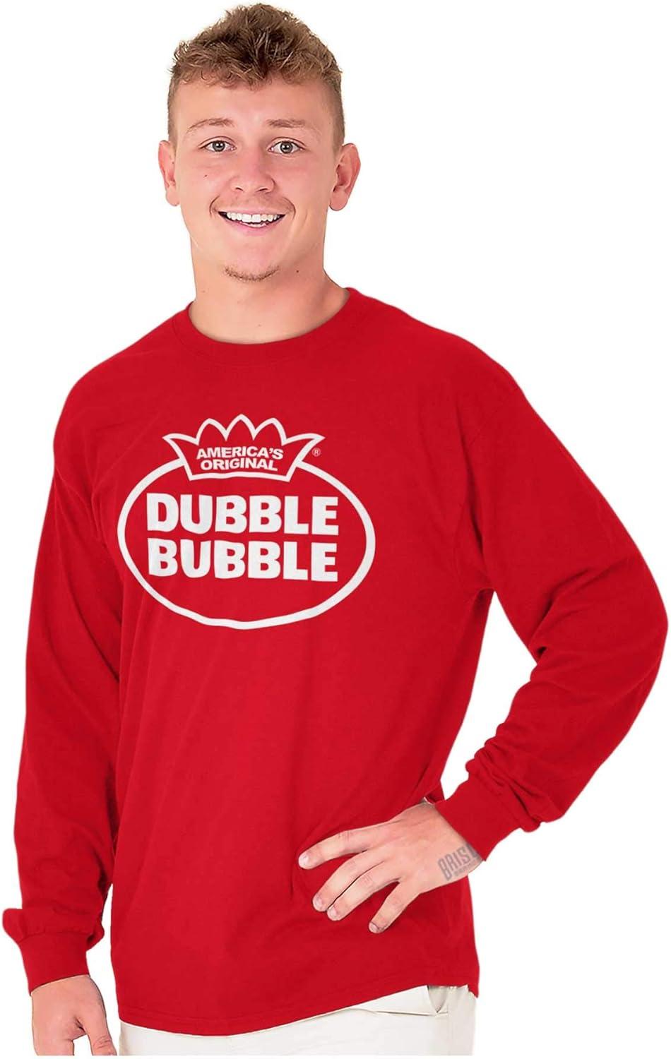 imageDistressed Dubble Bubble Retro Double Long Sleeve Tshirt Men WomenRed