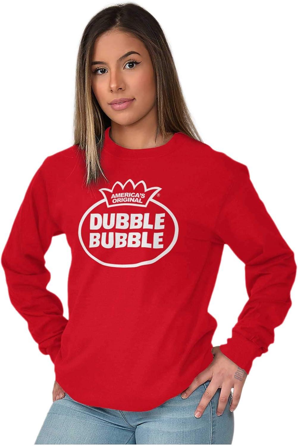 imageDistressed Dubble Bubble Retro Double Long Sleeve Tshirt Men WomenRed