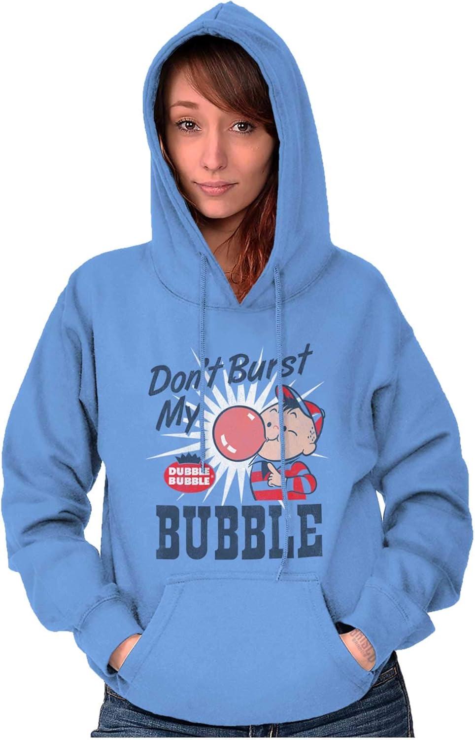 imageDont Burst My Dubble Bubble 80s Candy Hoodie Sweatshirt Women MenCarolina Blue