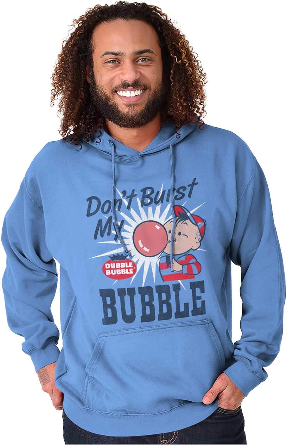 imageDont Burst My Dubble Bubble 80s Candy Hoodie Sweatshirt Women MenCarolina Blue