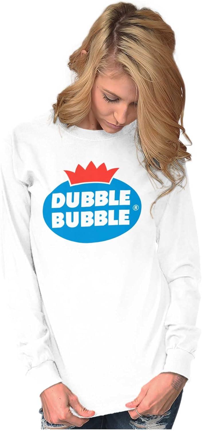 imageDubble Bubble Vintage Double Long Sleeve Tshirt Men WomenWhite