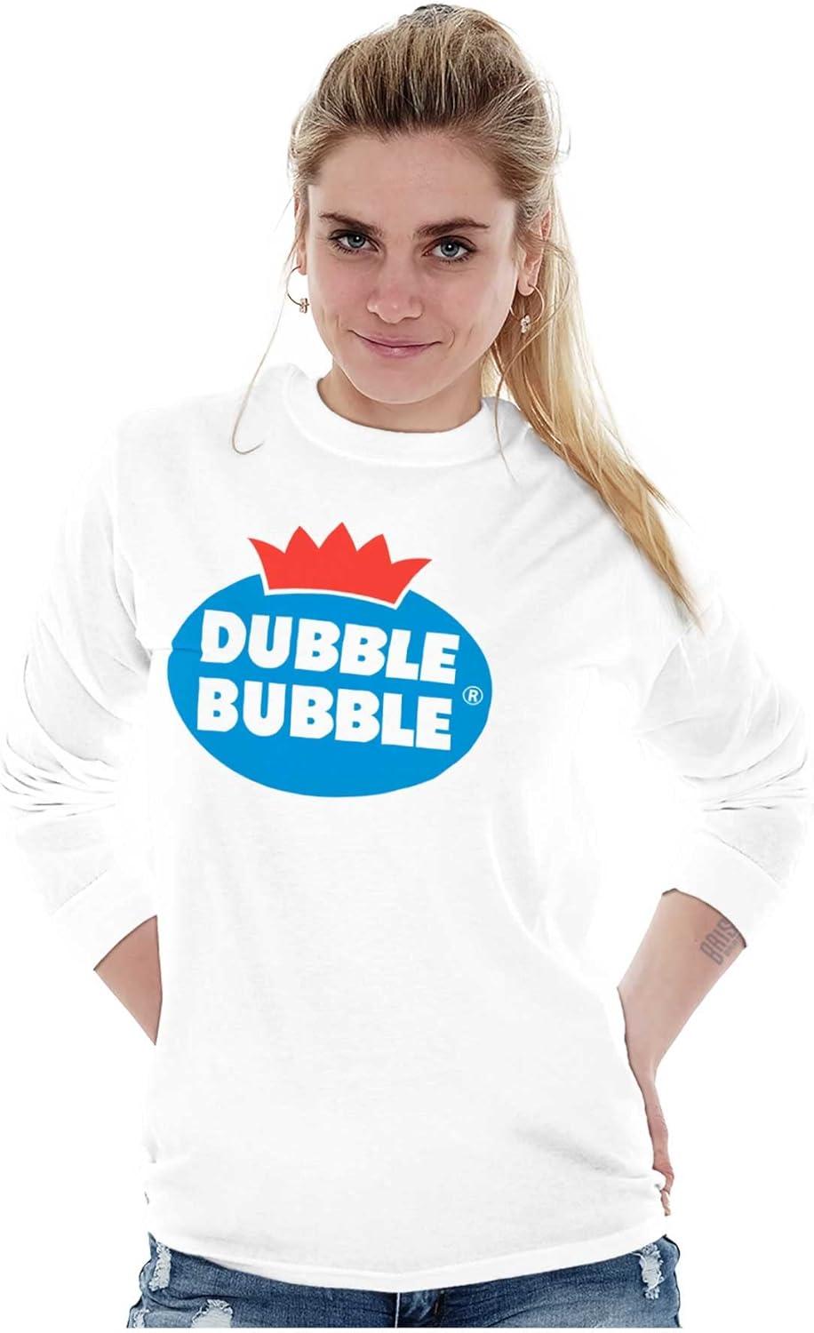 imageDubble Bubble Vintage Double Long Sleeve Tshirt Men WomenWhite