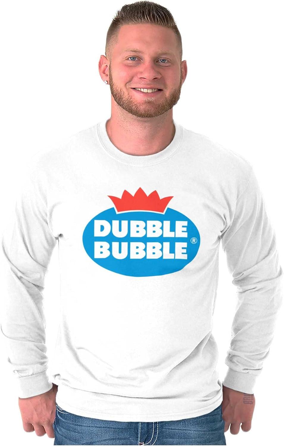 imageDubble Bubble Vintage Double Long Sleeve Tshirt Men WomenWhite