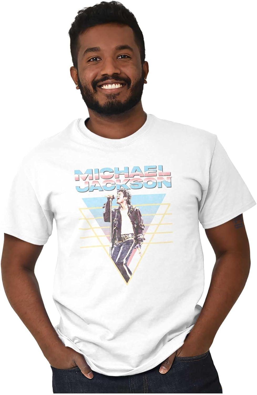 imageMichael Jackson 90s King of Pop Graphic T Shirt Men or WomenWhite