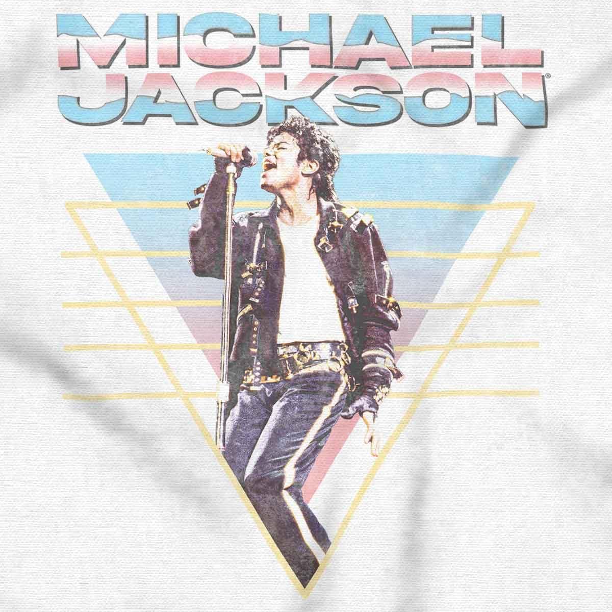 imageMichael Jackson 90s King of Pop Toddler Baby Graphic T ShirtWhite