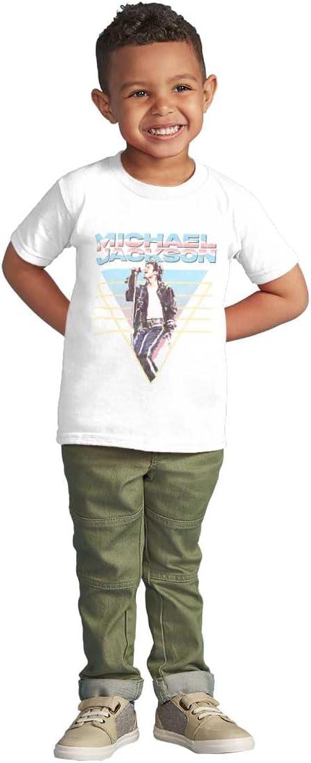 imageMichael Jackson 90s King of Pop Toddler Baby Graphic T ShirtWhite