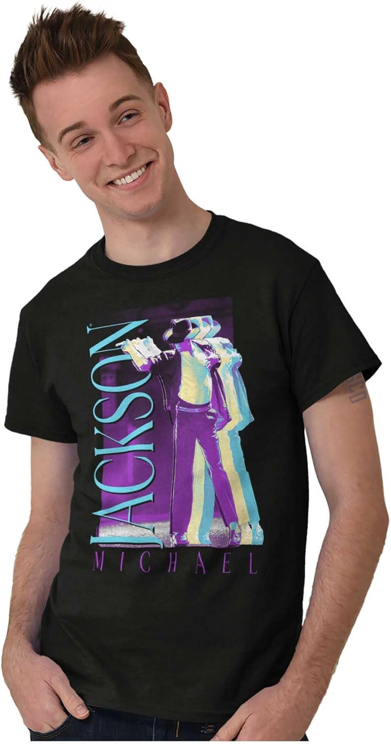 imageMichael Jackson MJ Dance Glitch Graphic T Shirt Men or WomenBlack
