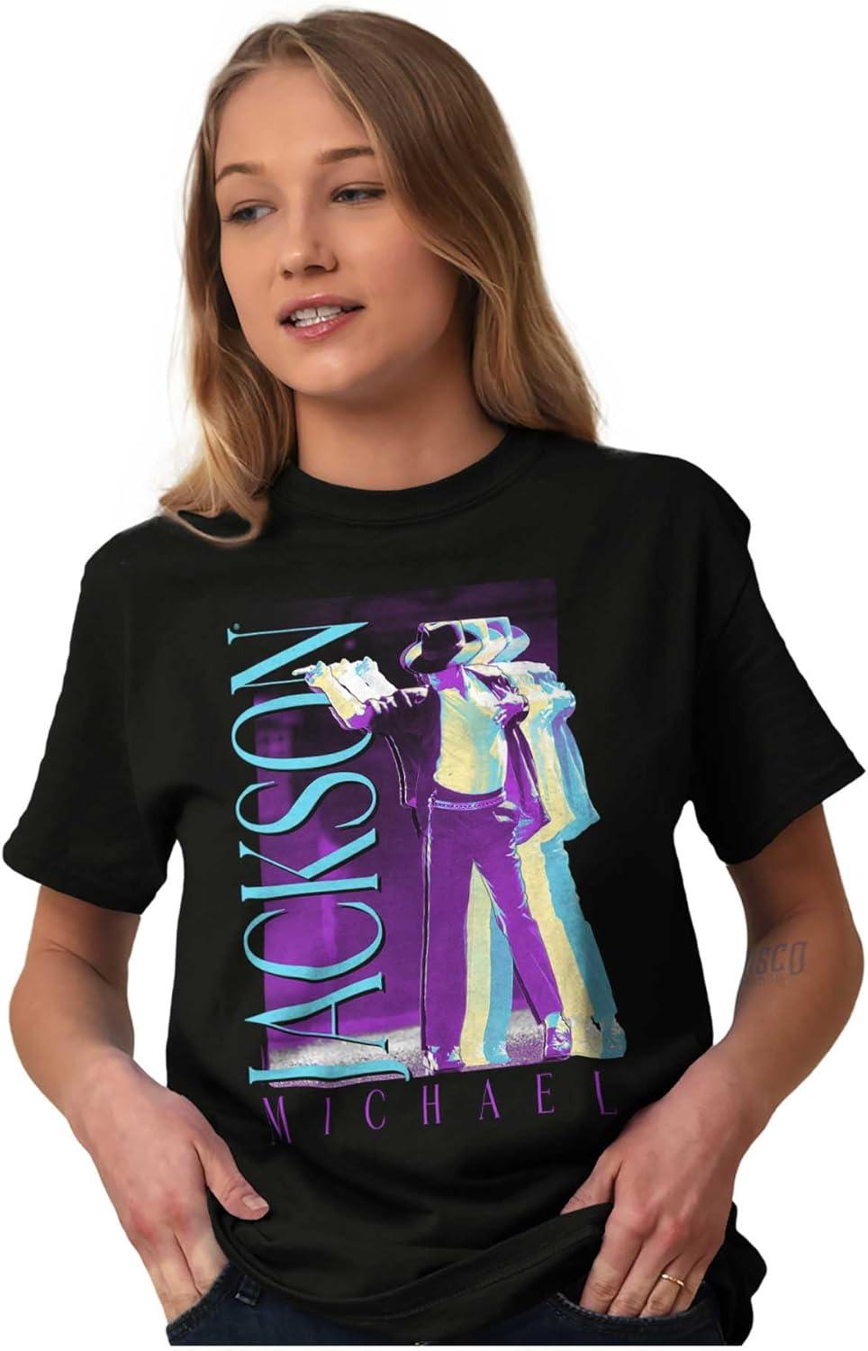 imageMichael Jackson MJ Dance Glitch Graphic T Shirt Men or WomenBlack