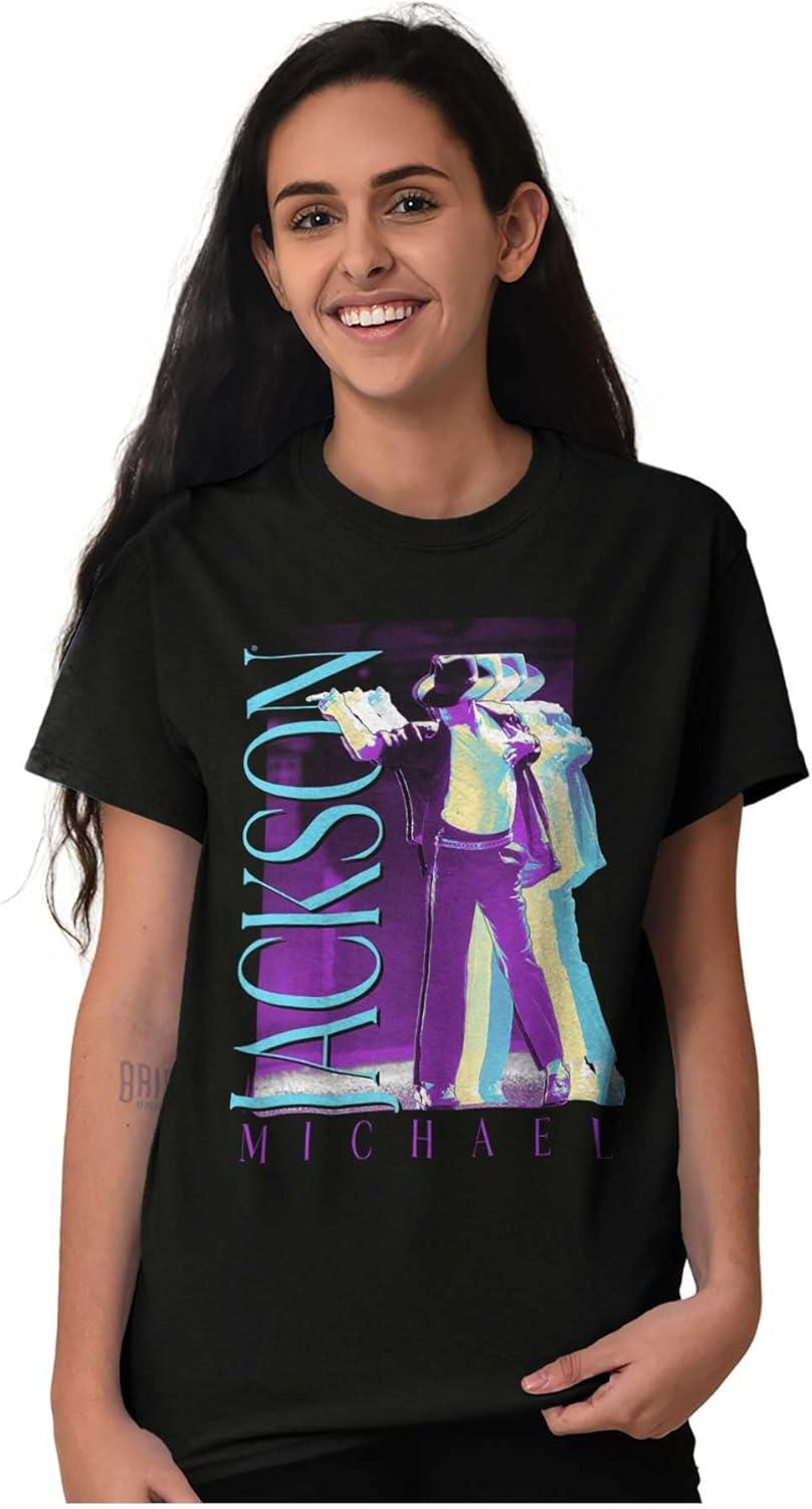 imageMichael Jackson MJ Dance Glitch Graphic T Shirt Men or WomenBlack