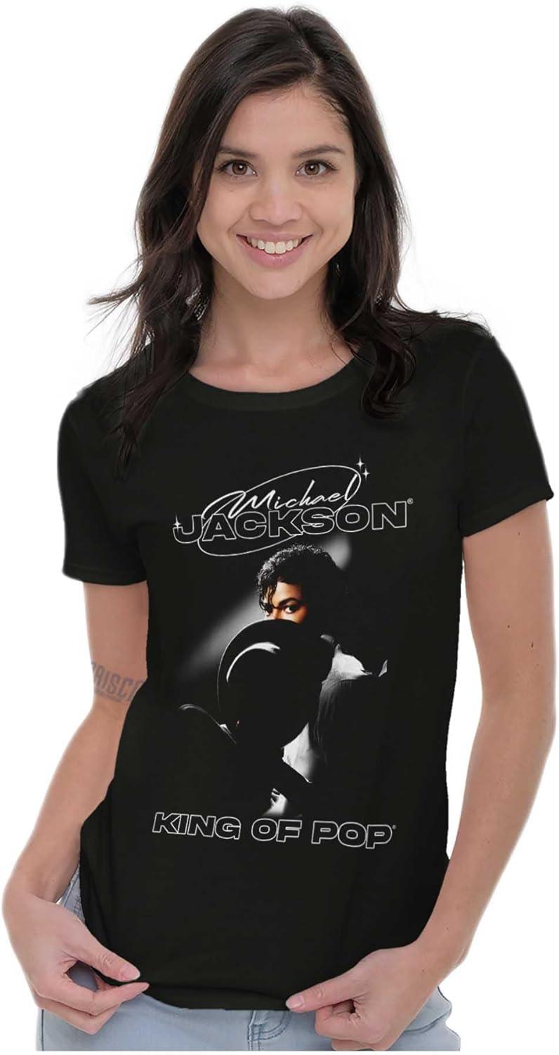 imageMichael Jackson Smooth Criminal Womens Slim Fit Graphic TeeBlack