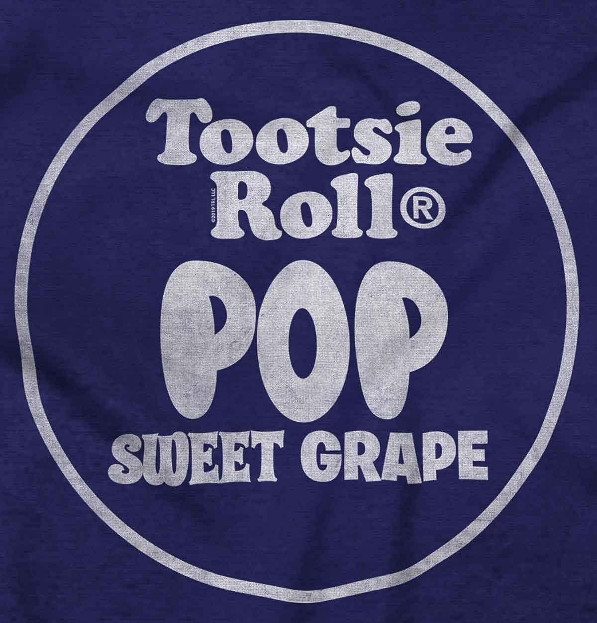 imageRetro Tootsie Pop Flavor Sweet Grape Crewneck T Shirts Boy GirlPurple