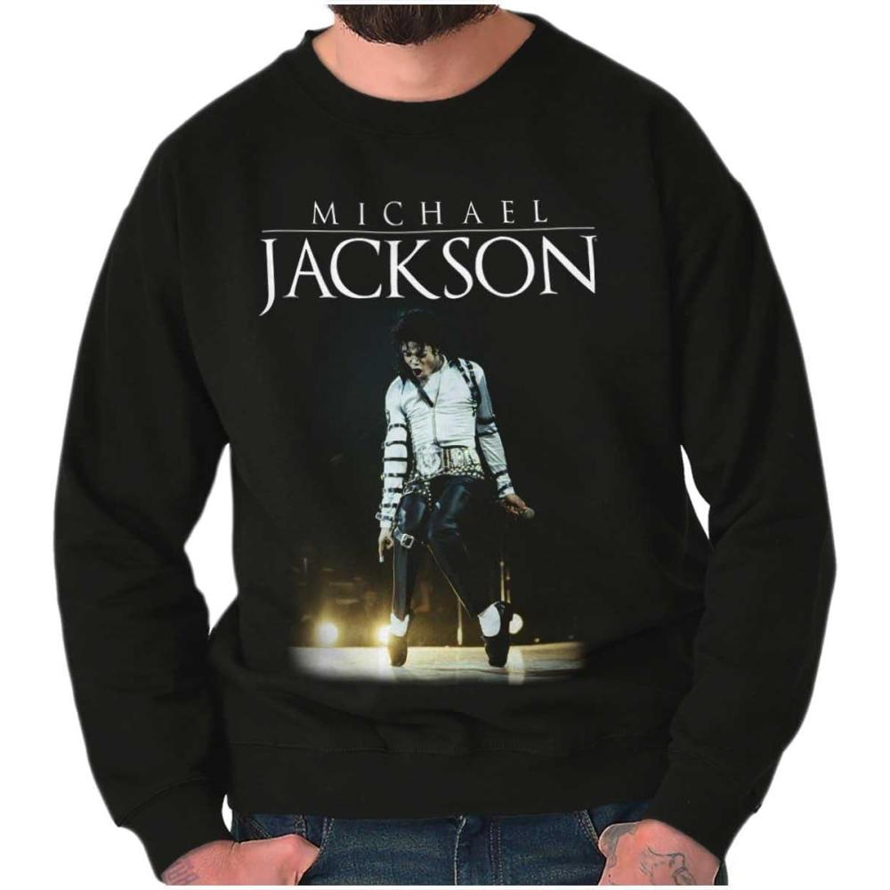 imageBrisco Brands Michael Jackson Bad Tour Toe Stand Sweatshirt for Men or WomenBlack