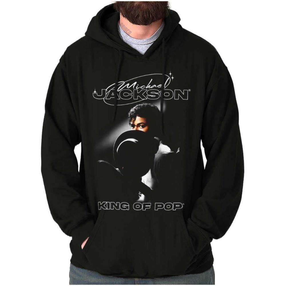 imageBrisco Brands Michael Jackson Smooth Criminal Hoodie Sweatshirt Women MenBlack