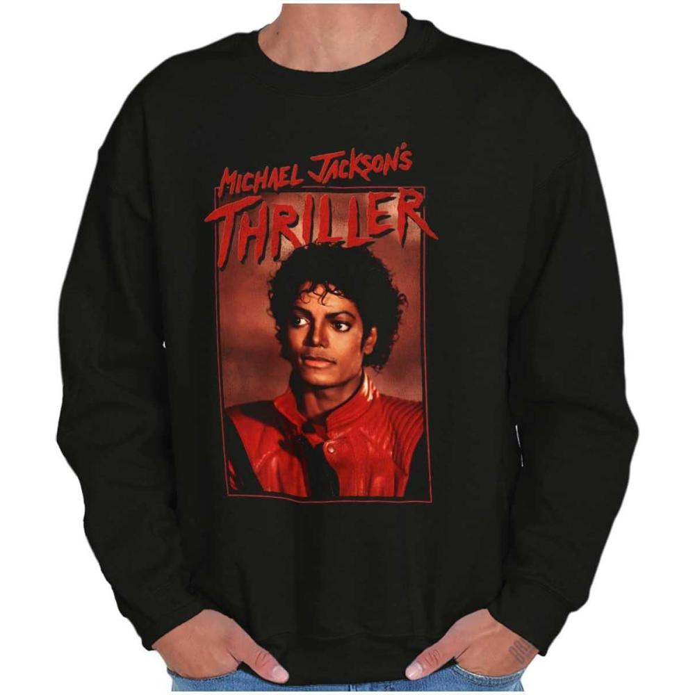 imageBrisco Brands Michael Jackson Thriller Music Video Sweatshirt for Men or WomenBlack