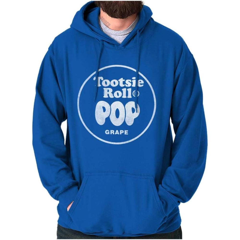 imageBrisco Brands Tootsie Roll Pop Banana Flavored Candy Hoodie Sweatshirt Women MenGrape
