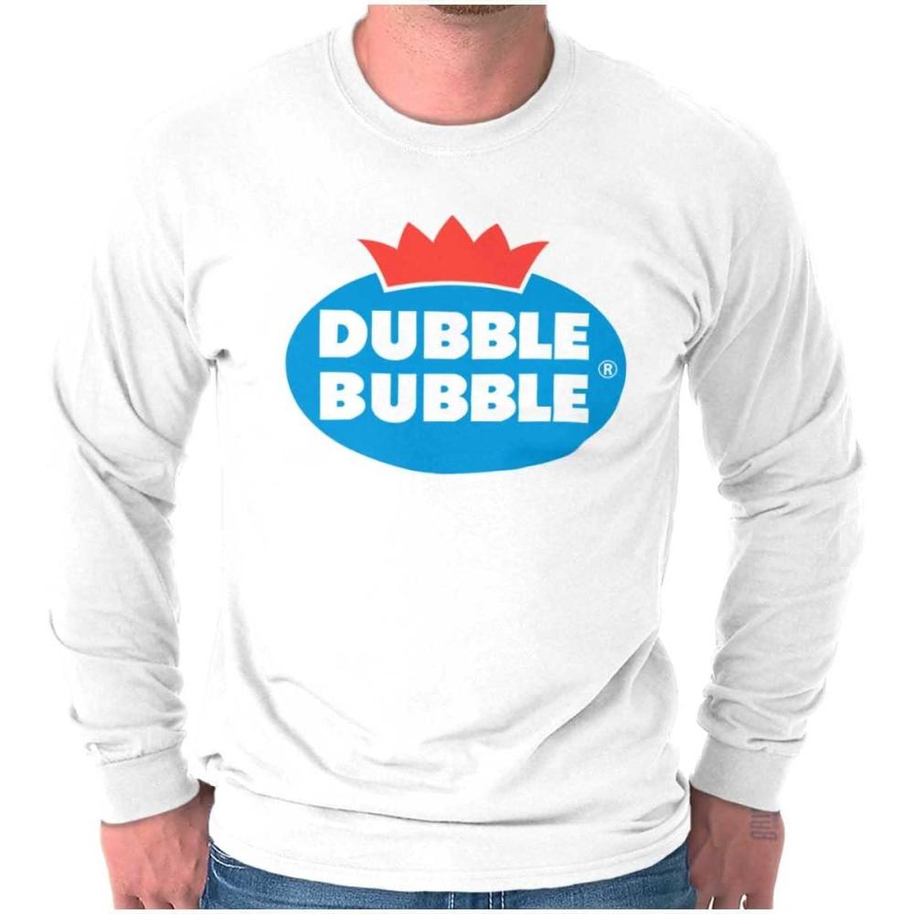 imageDubble Bubble Vintage Double Long Sleeve Tshirt Men WomenWhite