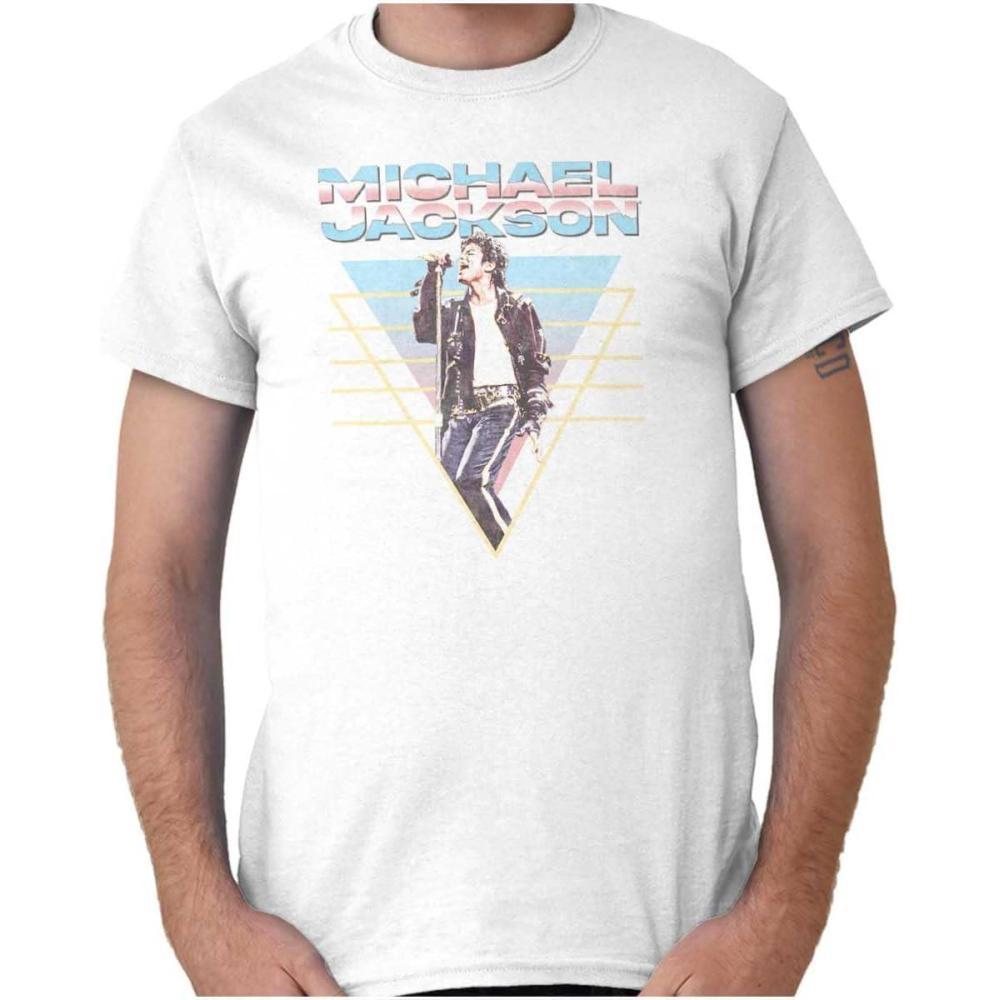 imageMichael Jackson 90s King of Pop Graphic T Shirt Men or WomenWhite