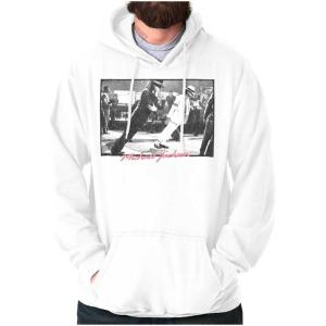 Brisco Brands Michael Jackson Smooth Criminal Lean Hoodie Sweatshirt Women Men(White)