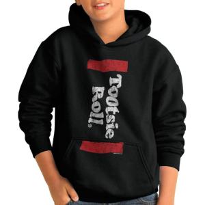 Brisco Brands Vintage Candy Logo Retro Tootsie Roll Youth Hoodie Boy Girl
