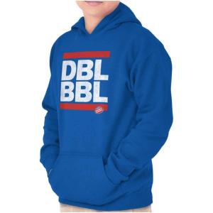 Brisco Brands Vintage Run Dubble Bubble Retro Logo Youth Hoodie Boy Girl(Royal)
