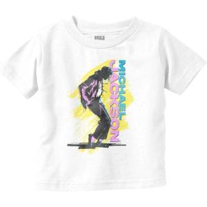 Michael Jackson 90s Toe Stand Dance Toddler Baby Graphic T Shirt(White)