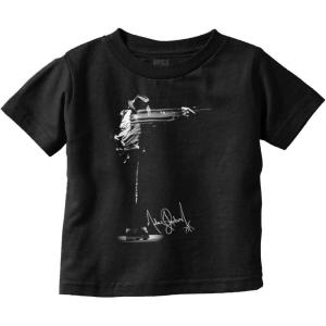 Michael Jackson Signature Autograph Toddler Baby Graphic T Shirt(Black)