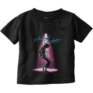 Michael Jackson Toe Stand Dance Toddler Baby Graphic T Shirt(Black)