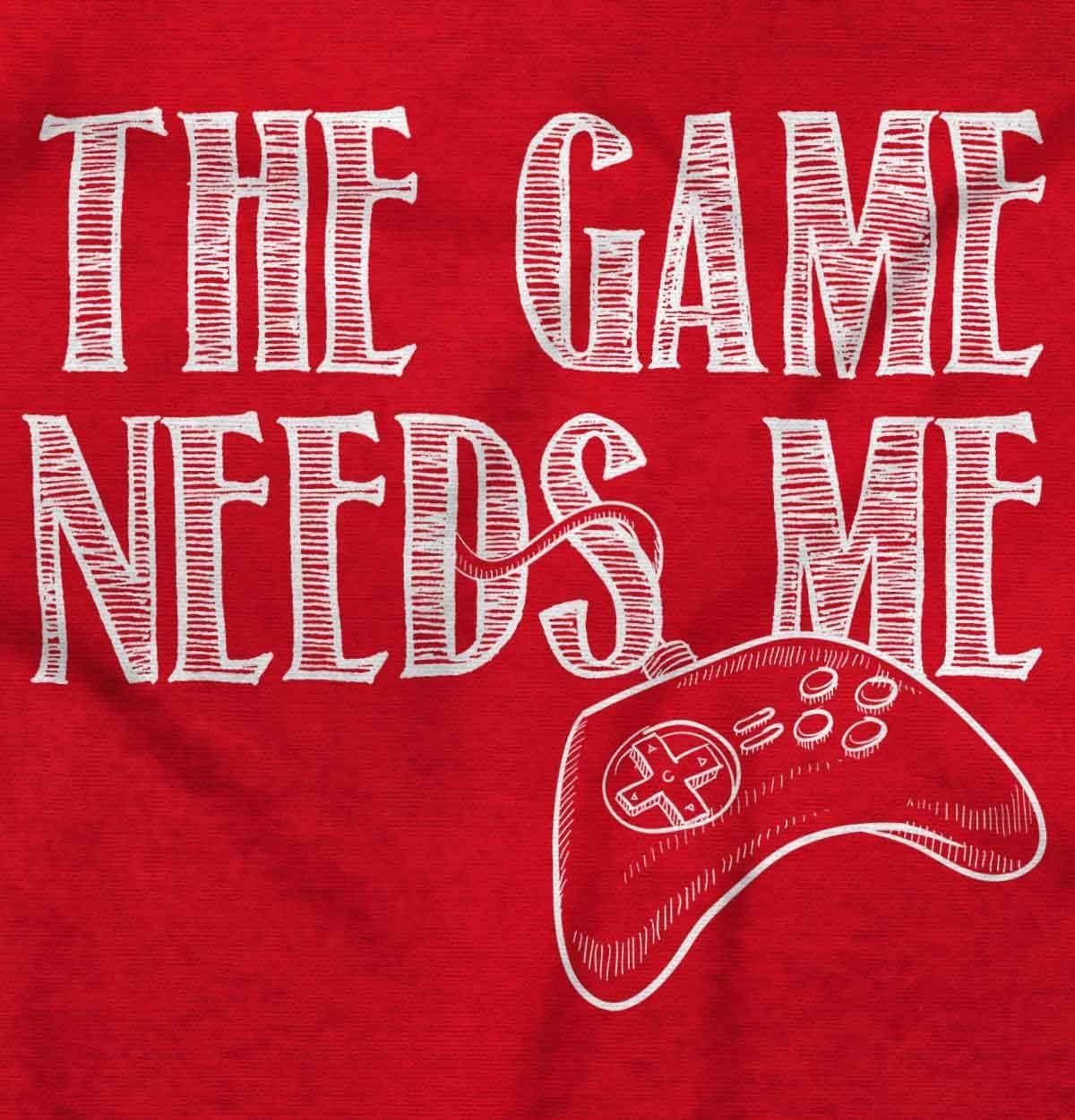 imageBrisco Brands Game Needs Me PC Gamer Nerdy Geeky Hoodie Sweatshirt Women MenRed