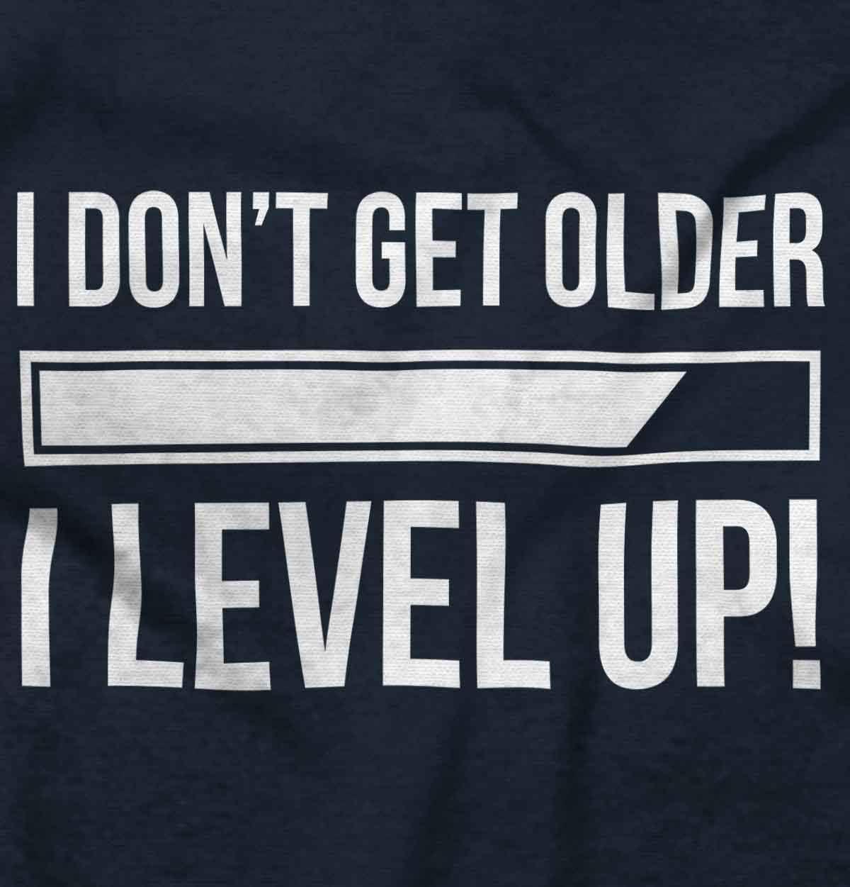 imageBrisco Brands I Dont Get Older I Level Up Gamer Zip Up Hoodie Mens WomensNavy