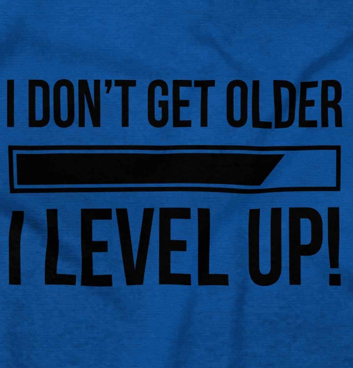 imageBrisco Brands I Dont Get Older I Level Up Gamer Zip Up Hoodie Mens WomensRoyal