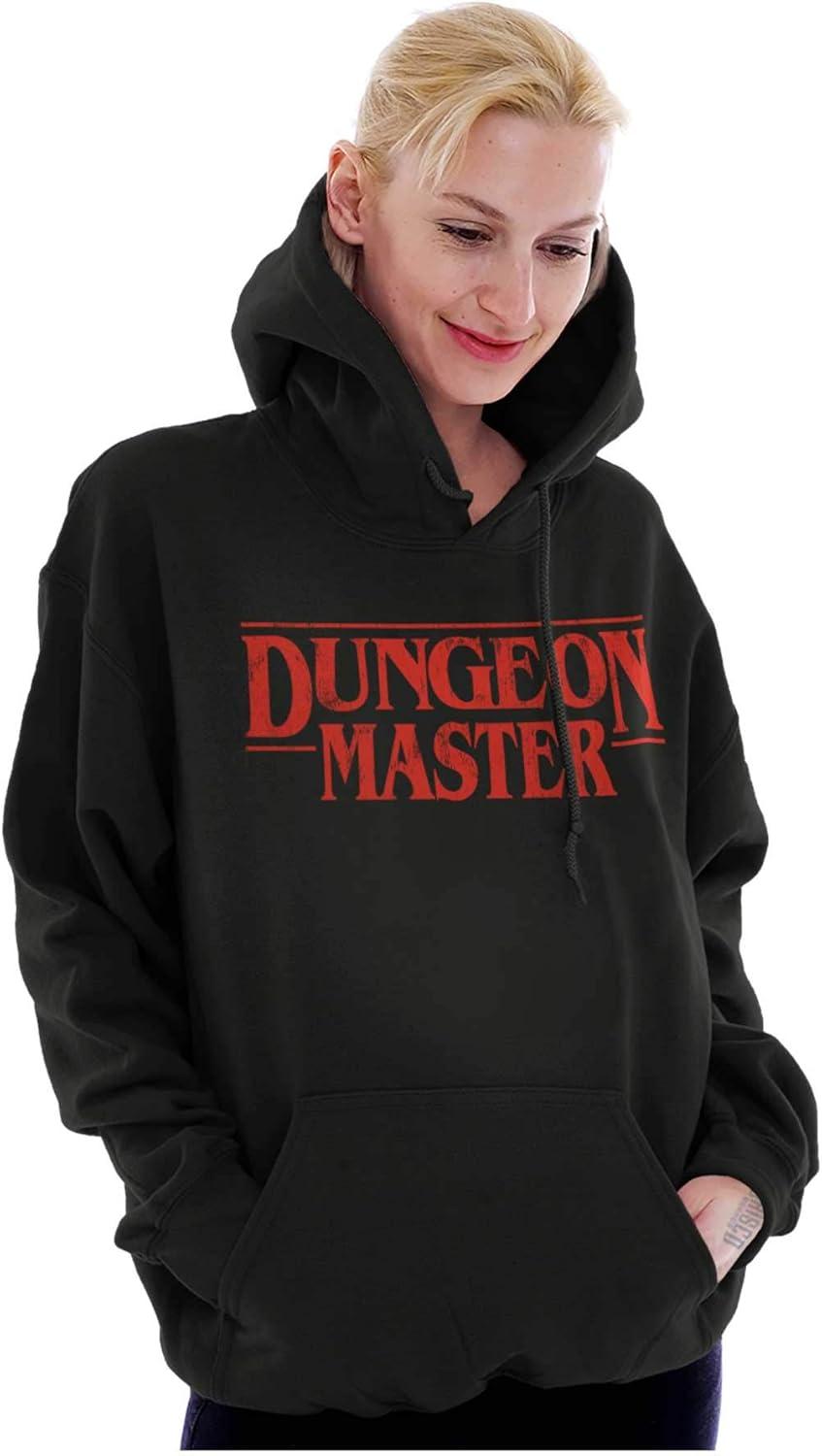 imageBrisco Brands Nerdy Fantasy Game Dungeon Master Hoodie Sweatshirt Women MenBlack