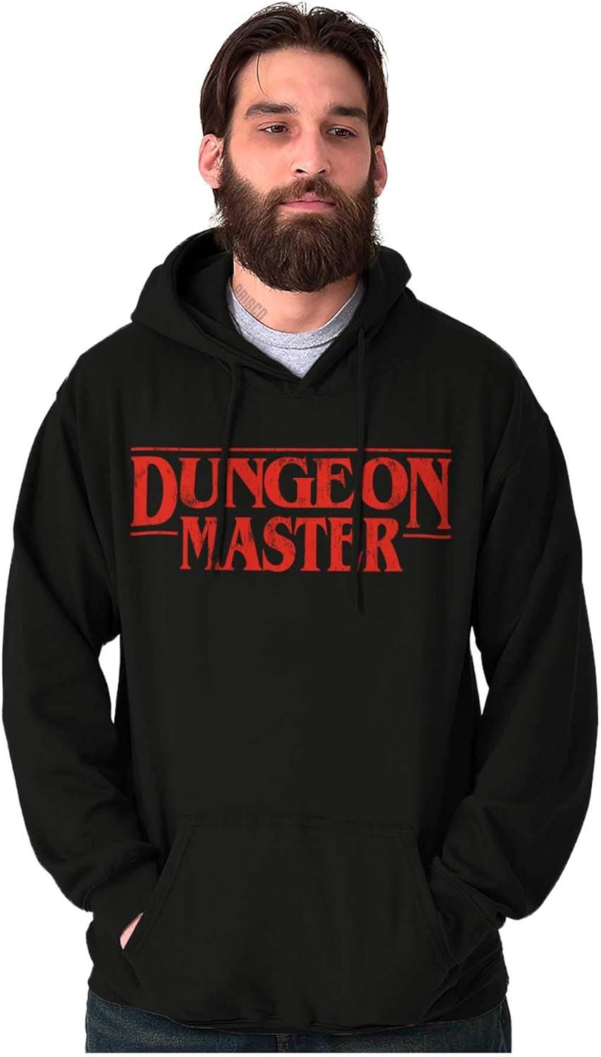 imageBrisco Brands Nerdy Fantasy Game Dungeon Master Hoodie Sweatshirt Women MenBlack