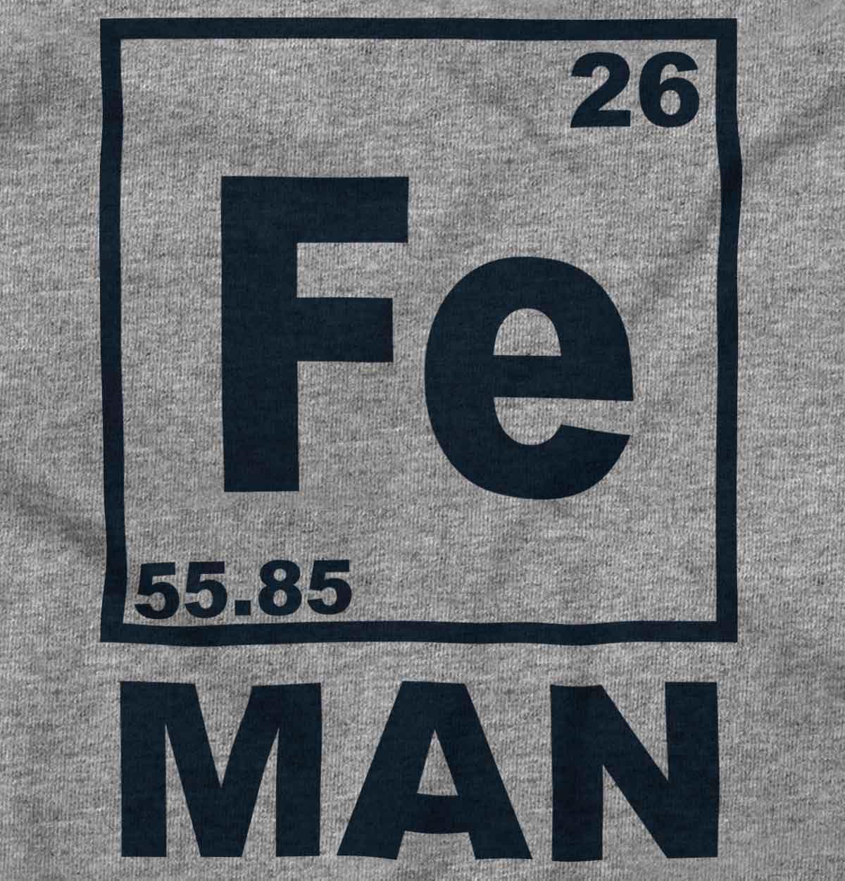 imageFe Iron Science Elements Superhero Womens Slim Fit Graphic TeeAsh Grey