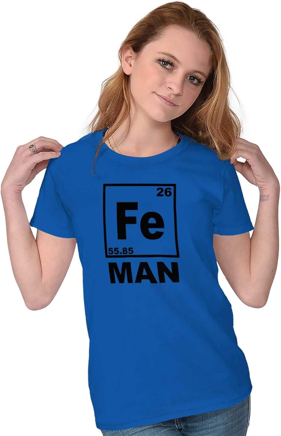 imageFe Iron Science Elements Superhero Womens Slim Fit Graphic TeeRoyal