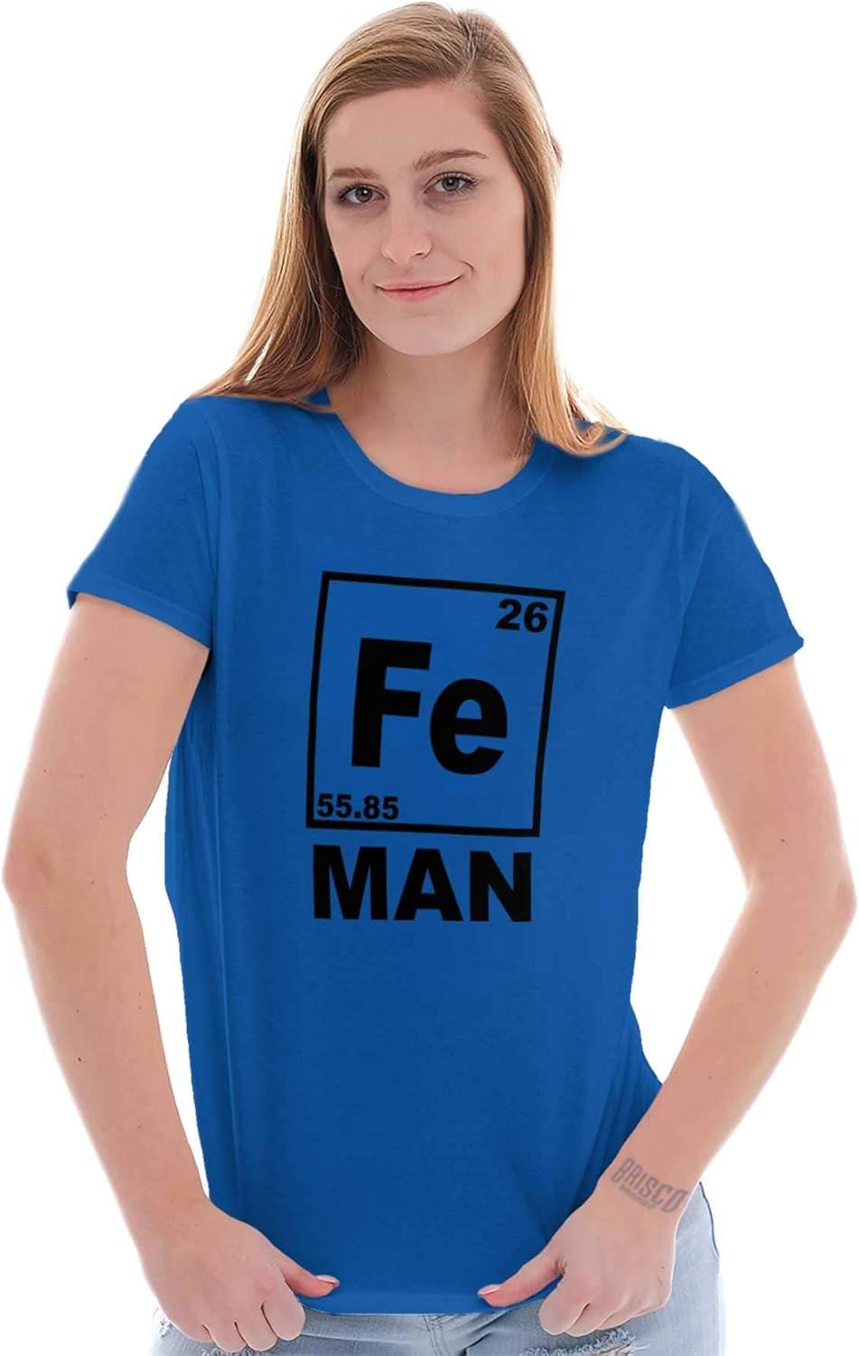 imageFe Iron Science Elements Superhero Womens Slim Fit Graphic TeeRoyal