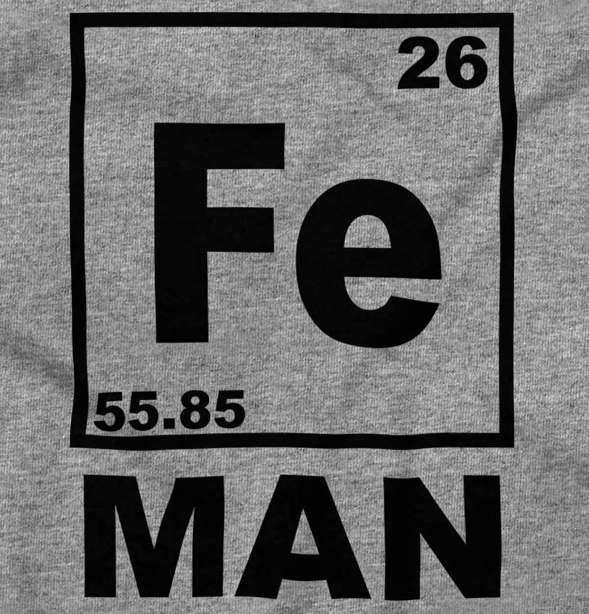 imageFe Iron Science Elements Superhero Womens Slim Fit Graphic TeeSport Grey