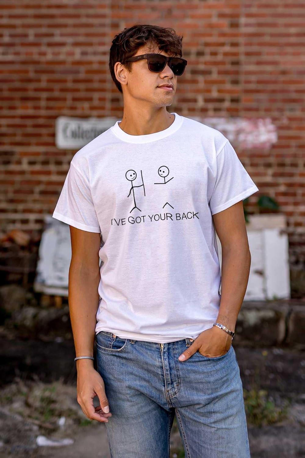 imageIve Got Your Back Funny Nerdy Graphic T Shirt Men or WomenWhite