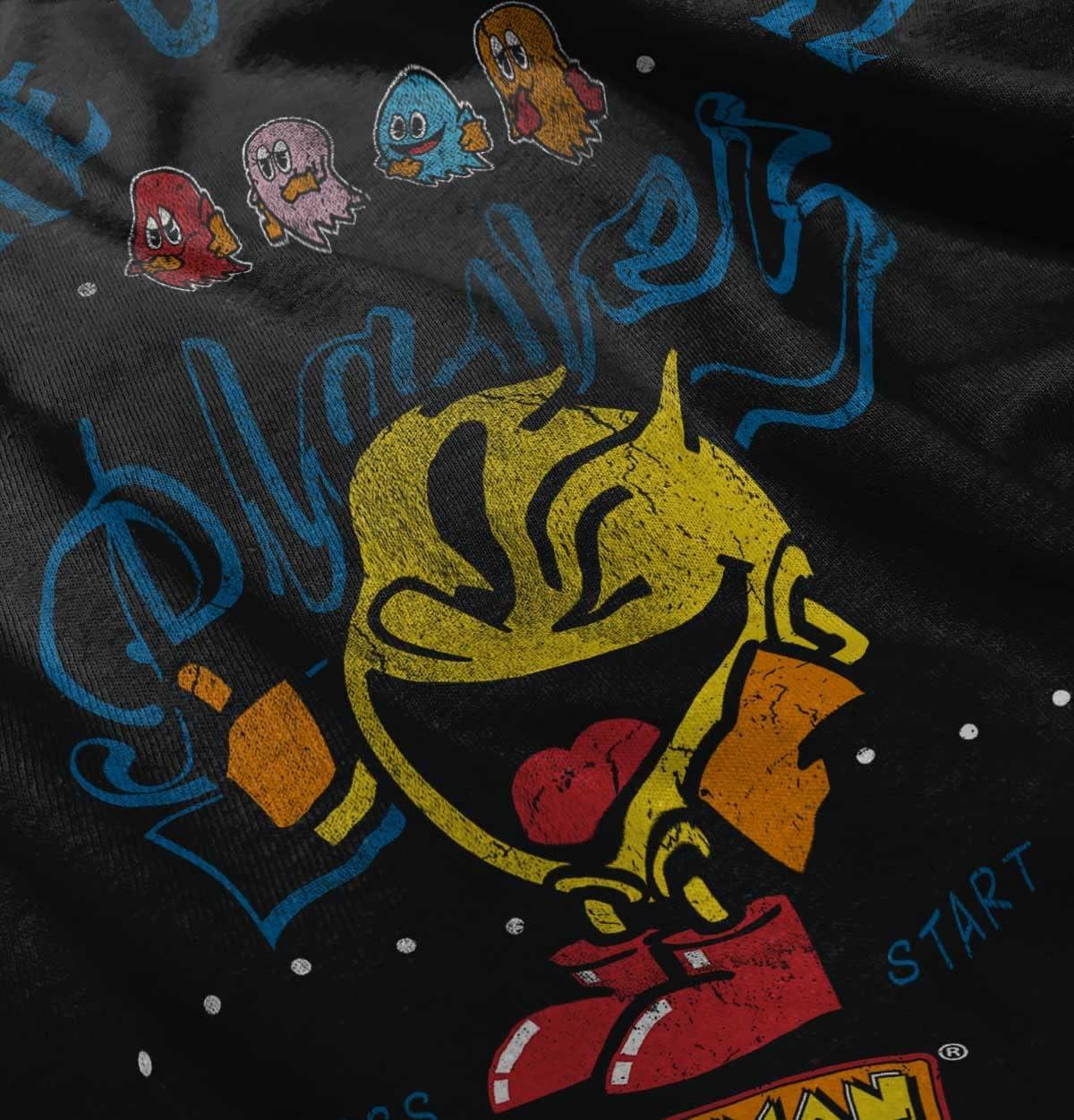 imagePacman The Original Player Funny 80s Toddler Boy Girl T ShirtBlack
