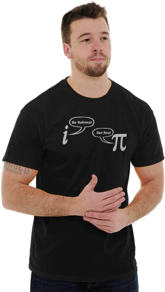 imageRational Real Pi Pie Number Math Nerd Graphic T Shirt Men or WomenBlack