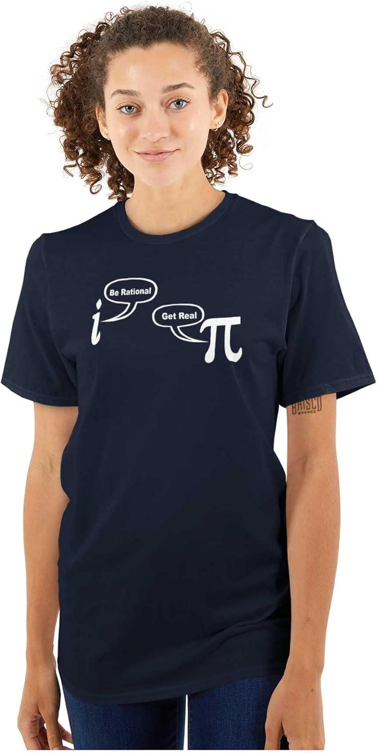 imageRational Real Pi Pie Number Math Nerd Graphic T Shirt Men or WomenNavy