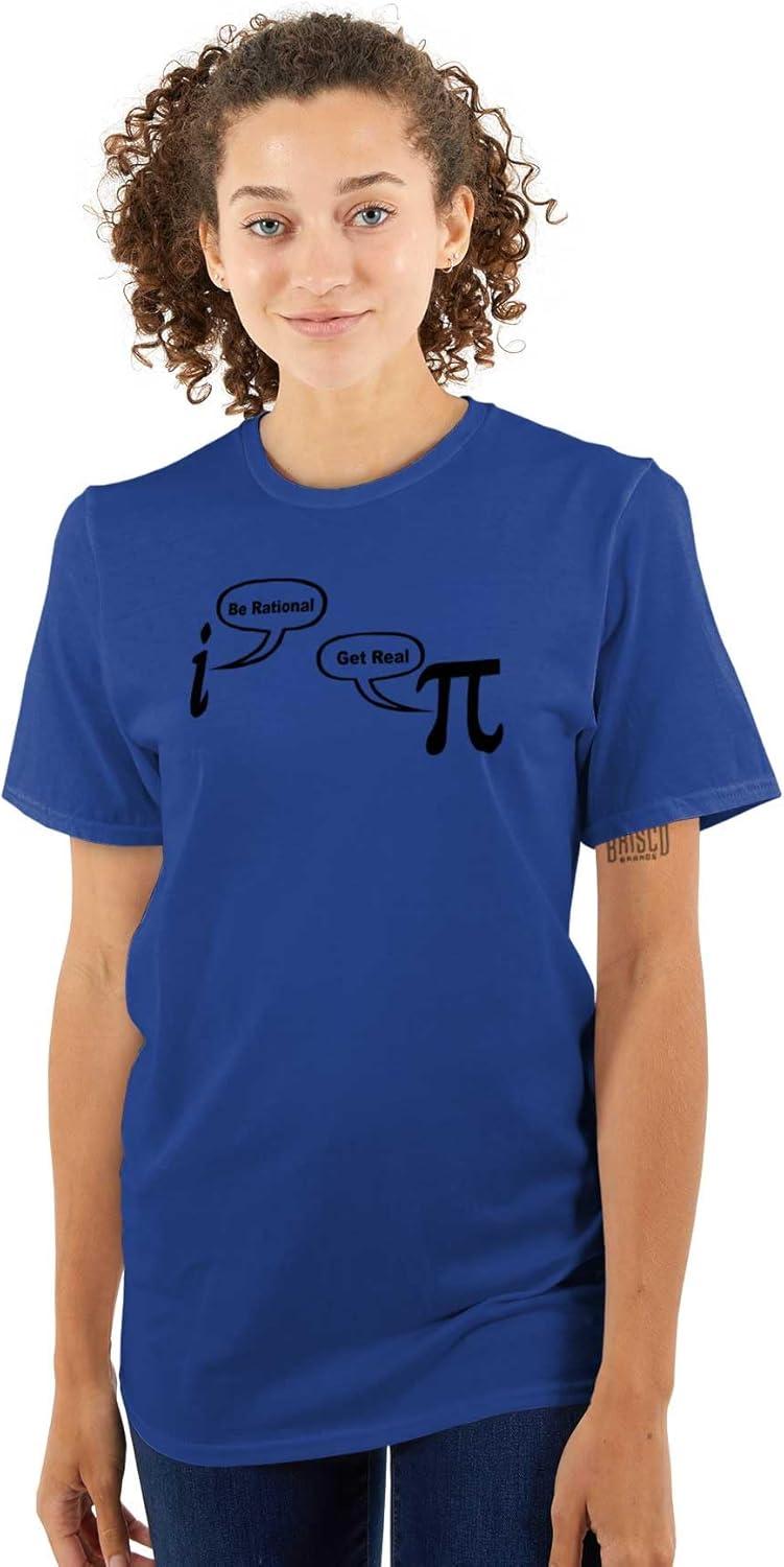 imageRational Real Pi Pie Number Math Nerd Graphic T Shirt Men or WomenRoyal