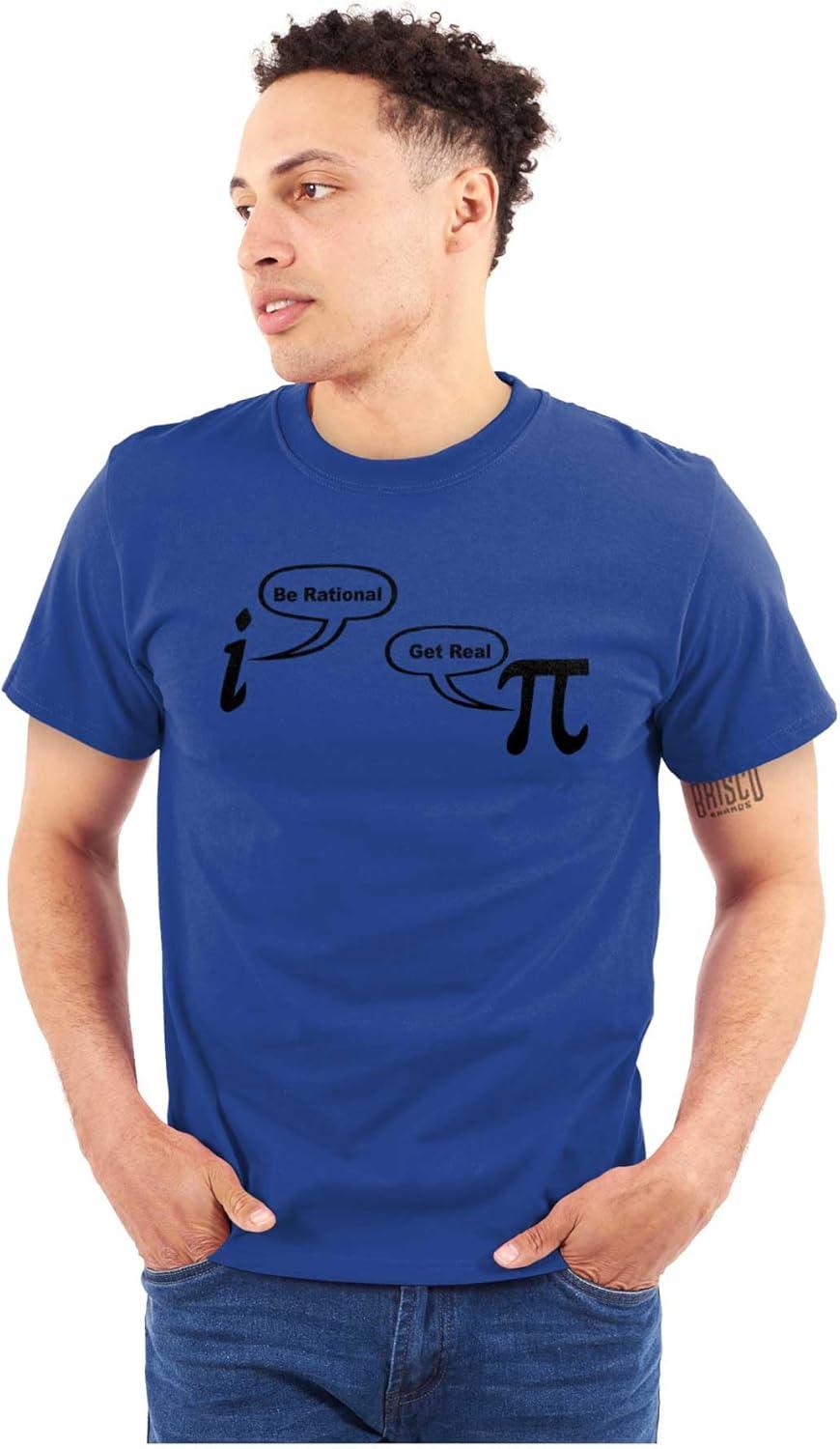 imageRational Real Pi Pie Number Math Nerd Graphic T Shirt Men or WomenRoyal