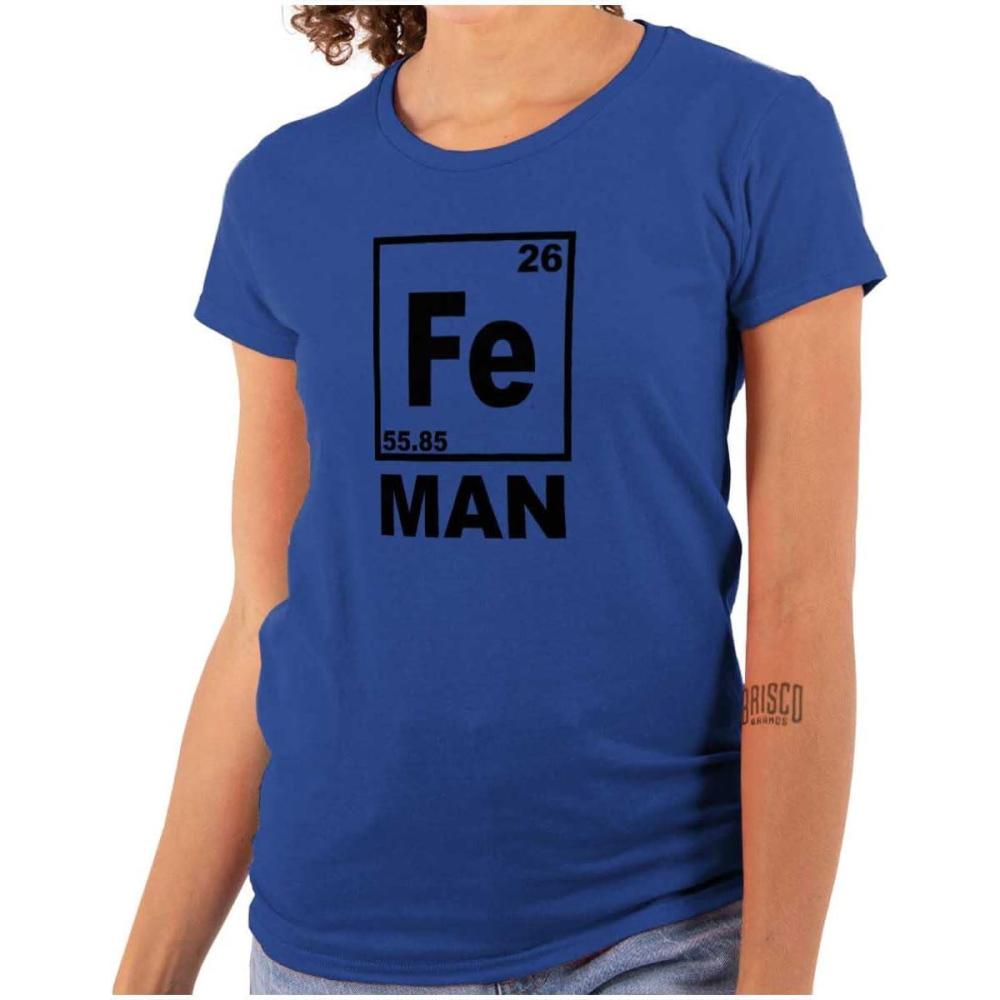 imageFe Iron Science Elements Superhero Womens Slim Fit Graphic TeeRoyal