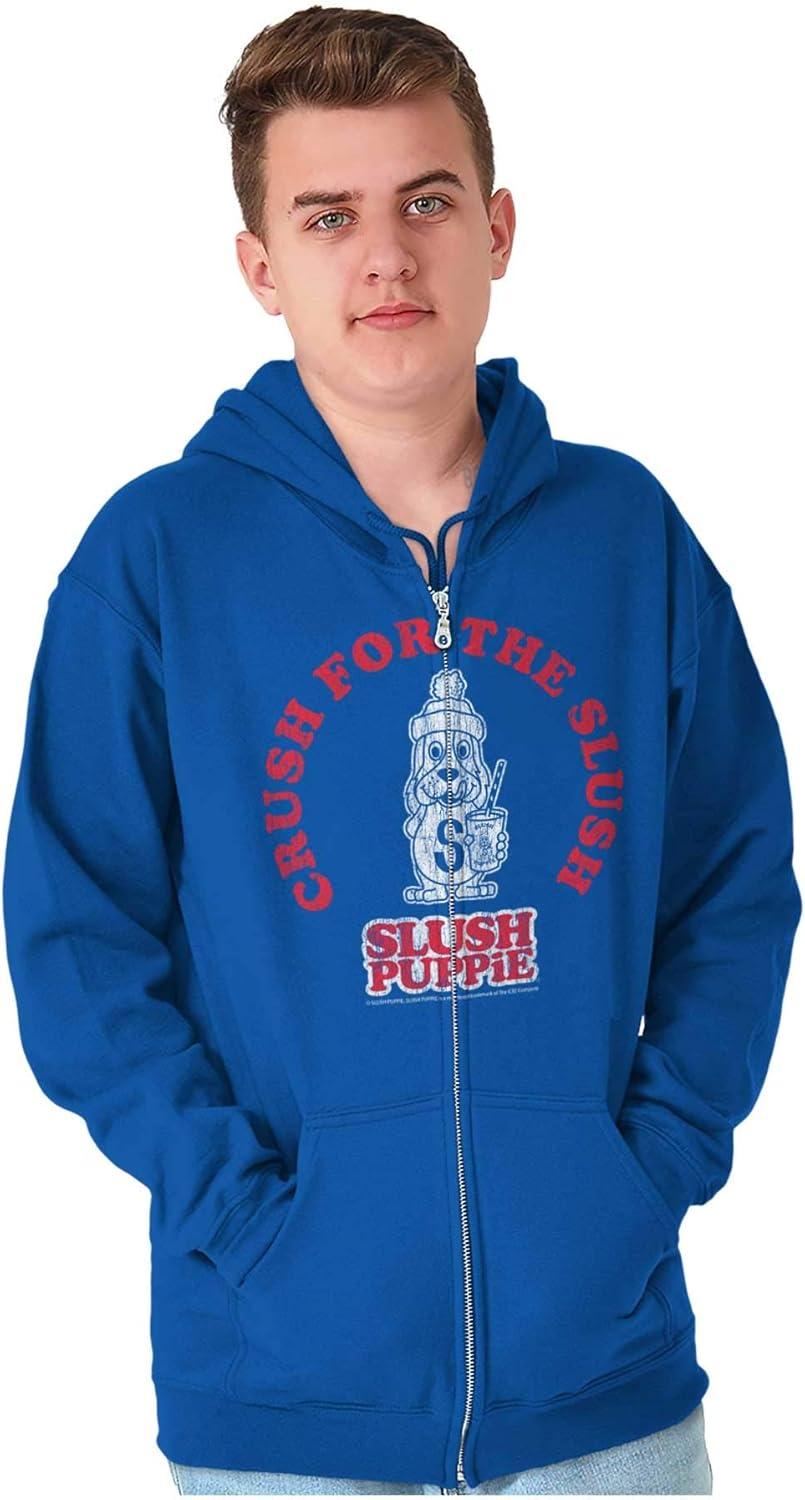 imageBrisco Brands Crush For The Slush Puppie Logo Zip Up Hoodie Mens WomensRoyal