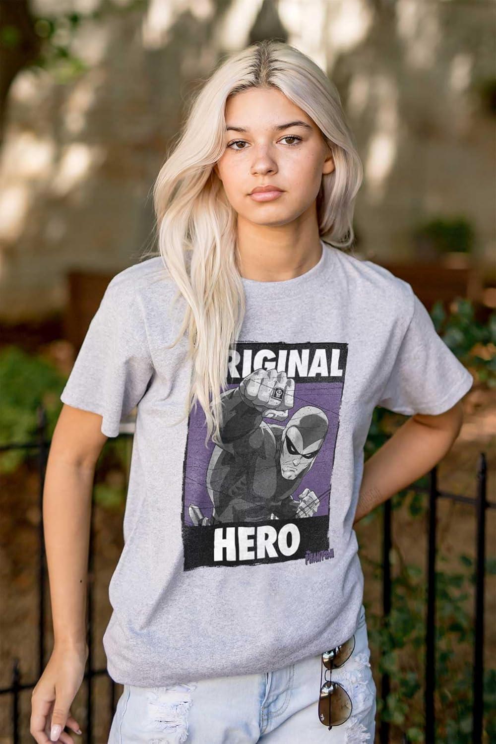 imageThe Phantom Original Hero Superhero Graphic T Shirt Men or WomenSport Grey