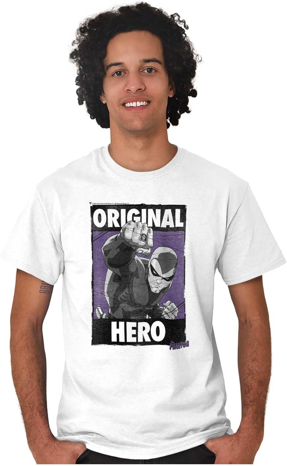imageThe Phantom Original Hero Superhero Graphic T Shirt Men or WomenWhite