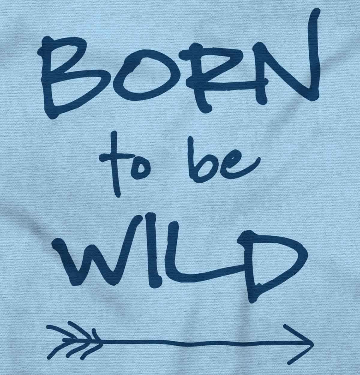 imageBorn To Be Wild Playtime Playground Baby Romper Boys or GirlsLight Blue