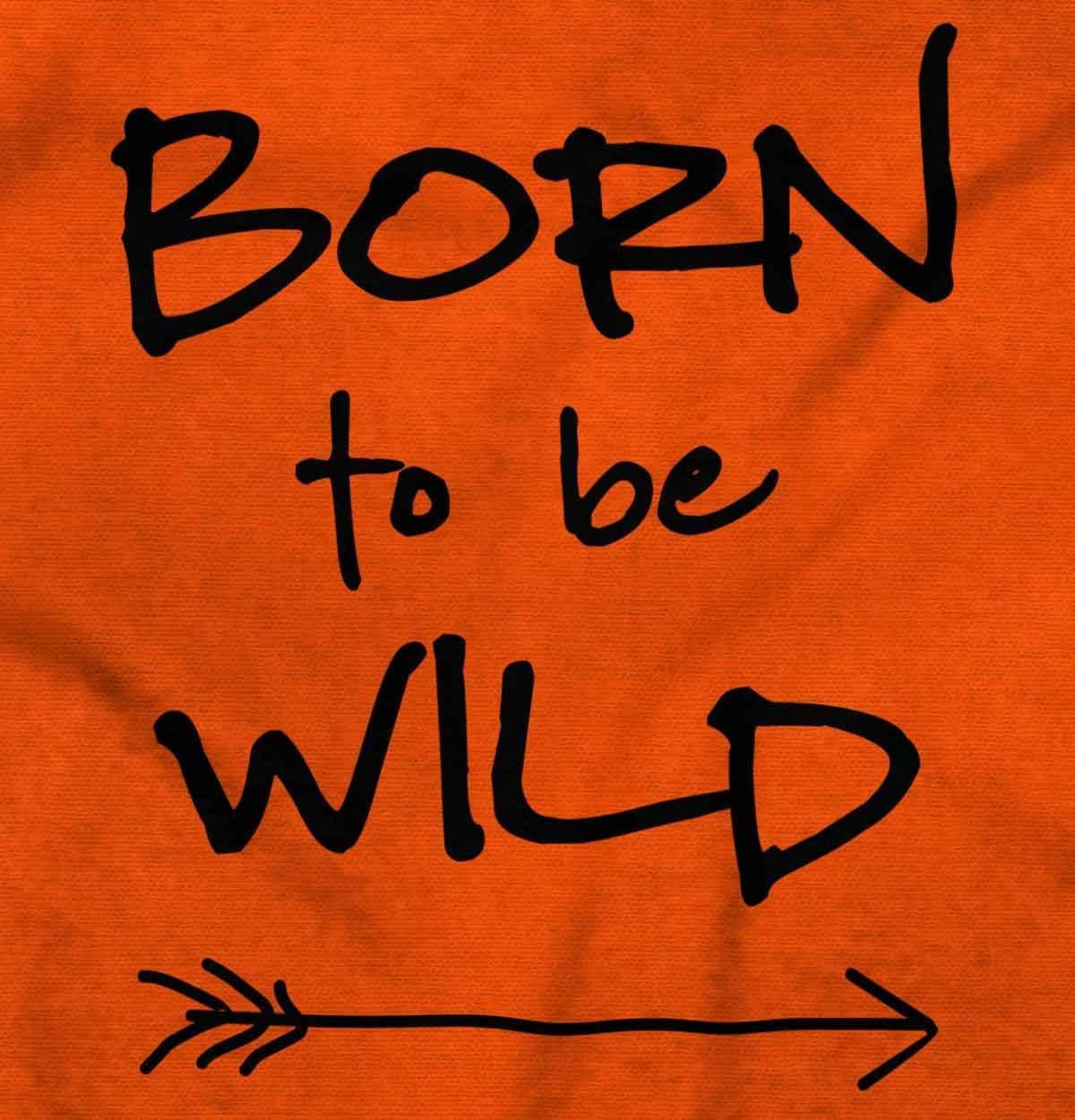 imageBorn To Be Wild Playtime Playground Baby Romper Boys or GirlsOrange